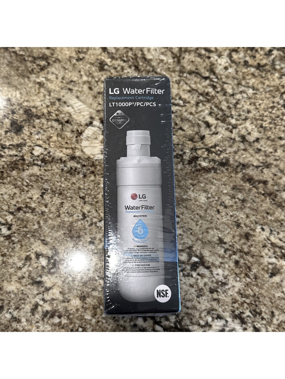 LG LT1000P/LT1000PC/LT1000PCS Refrigerator Water Filter 200 Gallons NSF